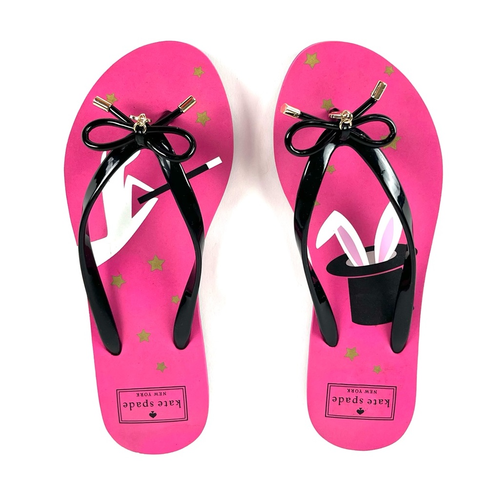Kate Spade New York Nova Pink Magician Flip Flops